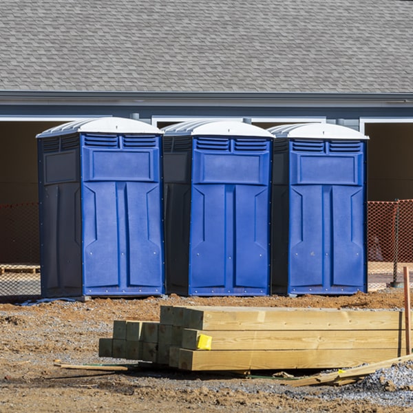 how do you ensure the portable restrooms are secure and safe from vandalism during an event in Dell Montana